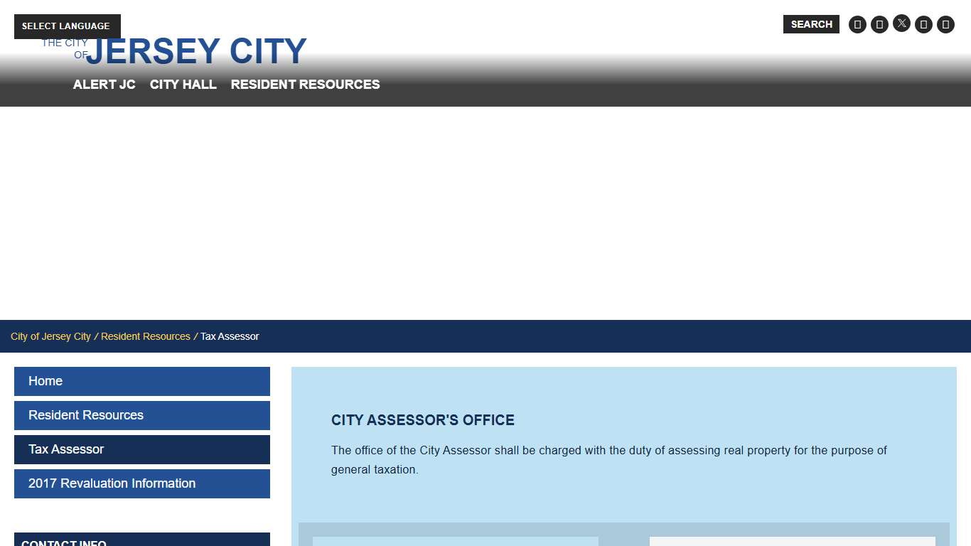 Tax Assessor - City of Jersey City